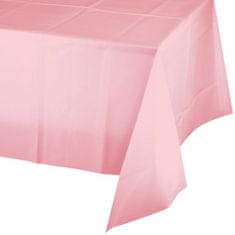 TWM Sametový ubrus 137 x 274 cm papírově růžový