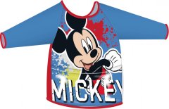 TWM Mickey Mouse PVC modrá jednorozměrná zástěra s rukávy
