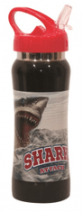TWM šálek na pití 'Shark Attack' ocel 580 ml červená / černá