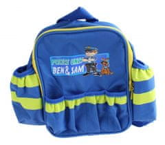 TWM 7dílný modrý policejní batoh