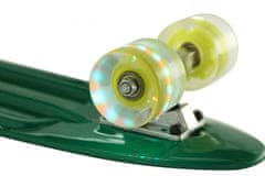 TWM skateboard Flip-Ít s led světly 55,5 cm zelená/limetková