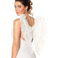 TWM andělská křídla dámská 50 x 50 cm polyester bílá jedna velikost