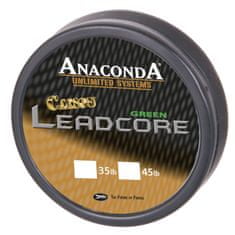 Saenger Anaconda pletená šňůra Camou Leadcore 45 lb hnědá 