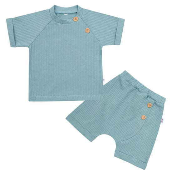 NEW BABY Kojenecká letní souprava tričko a kraťásky Practical Velikost: 86 (12-18m)