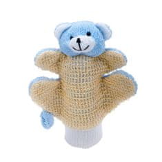 Adonis Mycí rukavice -medvídek modrý