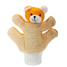 Adonis Mycí rukavice -medvídek oranžový