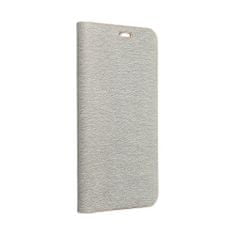 FORCELL Pouzdro / Obal na Apple iPhone 12 Pro Max stříbrný - Luna Book