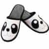 Kožené domácí pantofle Panda 37-38