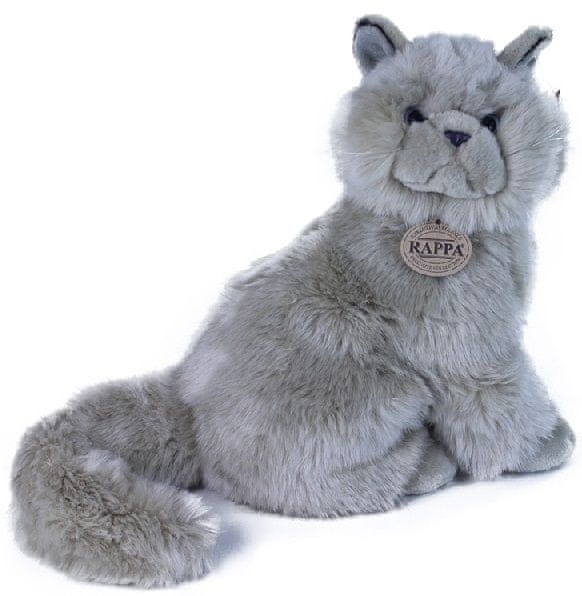 Rappa Plyšová kočka, 25 cm, ECO-FRIENDLY
