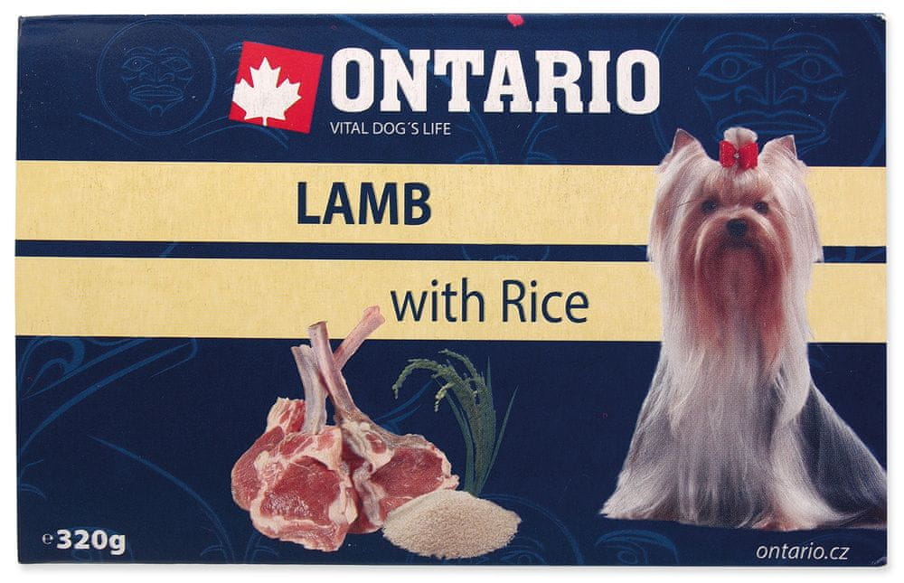 Ontario Vanička lamb with rice 8 x 320g