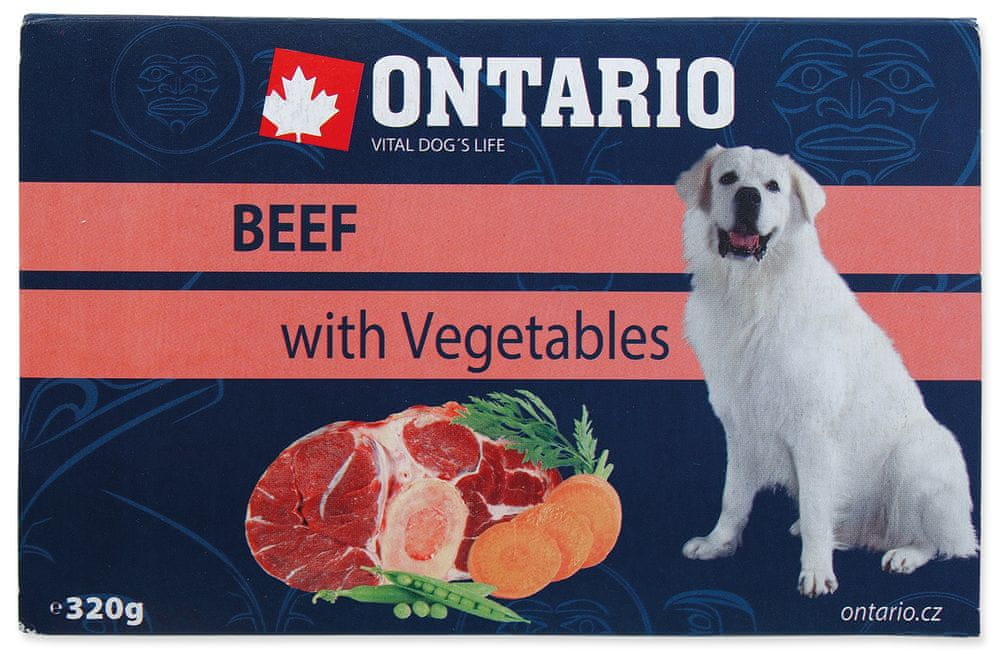 Ontario Vanička Beef with vegetable 8 x 320g