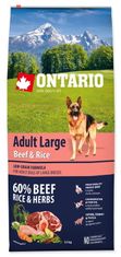 Ontario Adult Large Beef & Rice 12kg