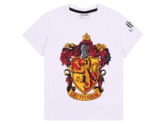 Bílé nebelvírské tričko s krátkým rukávem Harry Potter, 11 let 146 cm 
