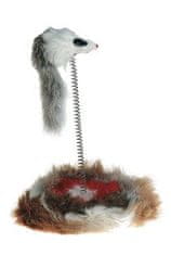 Karlie Hračka kočka Myš na pružině 14cm KAR