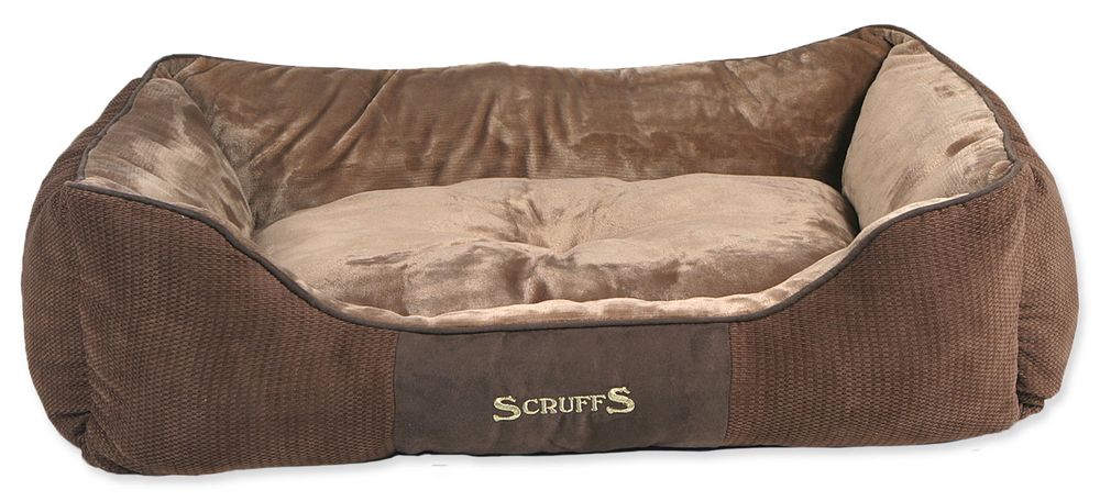 Scruffs Chester Box Bed čokoládový vel. XL