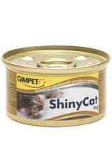 Gimpet Shiny cat konz. - tuňák, kreveta, maltóza 70 g
