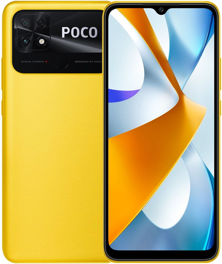 POCO C40, 4GB/64GB, Yellow