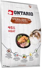 Ontario Cat Sterilised 7+ 6,5kg