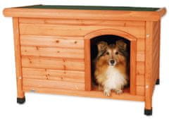 Trixie Bouda pro psa, dřevěná, rovná střecha, S-M: 85x58x60 cm
