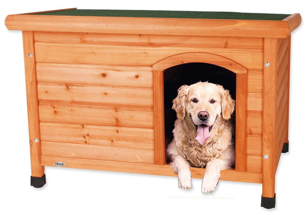 Trixie Bouda pro psa, dřevěná, rovná střecha, L: 116x82x79 cm
