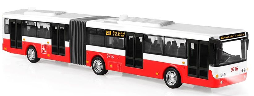 Levně Rappa Kloubový autobus, který hlásí zastávky česky, 36 cm