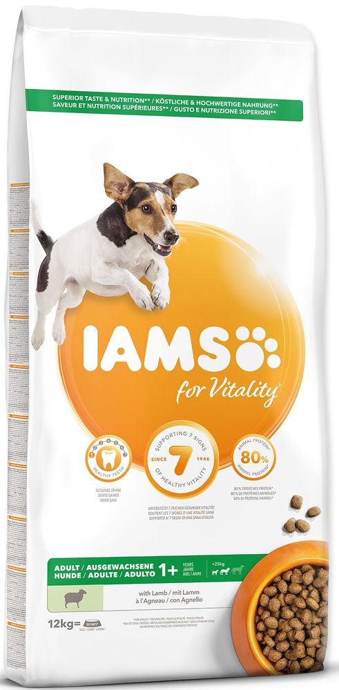 Levně IAMS Dog Adult Small&Medium Lamb 12 kg