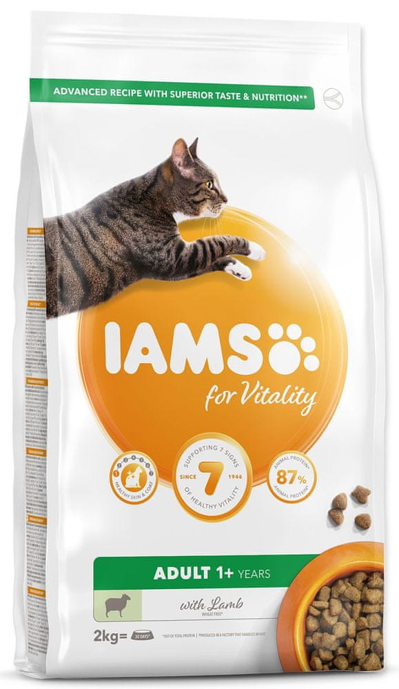 Levně IAMS Cat Adult Lamb 2 kg