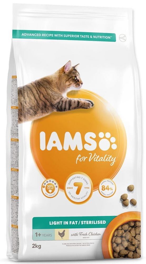 Levně IAMS Cat Adult Weight Control Chicken 2 kg