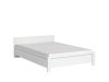KAPITAN postel bez roštu a matrace LOZ/140 bílá/bílý mat