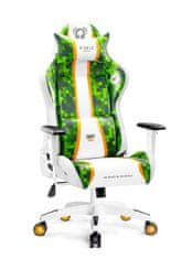Diablo Chairs Herní židle X-One 2.0 Craft Normal Size: Bílo-zelená 