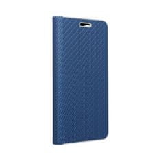 FORCELL Pouzdro / obal na Huawei P30 Lite modré - knížkové Forcell LUNA Carbon