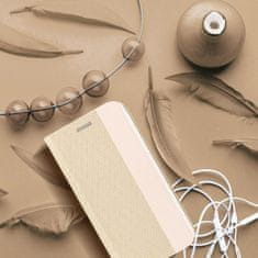 MobilMajak Pouzdro / obal na Xiaomi Redmi 9AT / Redmi 9A zlaté - knížkové Sensitive Book