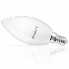 LUMILED 6x LED žárovka E14 svíčka 7W = 60W 650lm 3000K Teplá bílá 180°