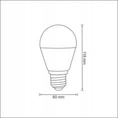 Basic LED žárovka E27 A60 15W 100W 1521lm POLUX 3000K