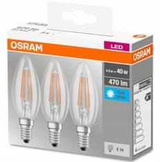 Osram LED žárovka E14 4W 40W 4000K OSRAM 3PAK