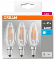 Osram LED žárovka E14 4W 40W 4000K OSRAM 3PAK