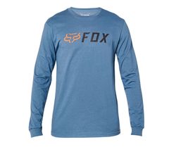 Fox tričko Apex Ls blue steel vel. S
