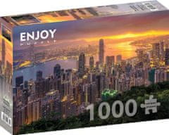 ENJOY Puzzle Hongkong za úsvitu 1000 dílků