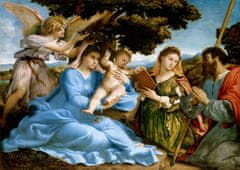 ENJOY Puzzle Madona s dítětem, svatou Kateřinou a Tomášem 1000 dílků