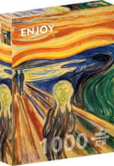 ENJOY Puzzle Edvard Munch: Výkřik 1000 dílků