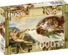 ENJOY Puzzle Michelangelo Buonarroti: Stvoření Adama 1000 dílků