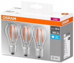 Osram LED žárovka FILAMENT E27 7W = 60W OSRAM 4000K 3PAK