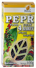 Pepř čtyř barev (Pepřovník) plod celý 100g Piper nigrum fructus tot.