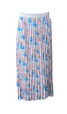 Highlight plisovaná smetanová květovaná sukně Velikost: XL