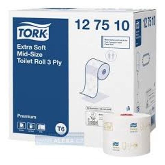 Tork Toaletní papír Premium T6 - kompaktní role 3 vrstvy-127510 + Dárek zdarma disiCLEAN hand disinfection 100 ml