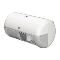 Tork Zásobník na toaletní papír - běžná role bílý plast-557000 + Dárek zdarma disiCLEAN hand disinfection 100 ml