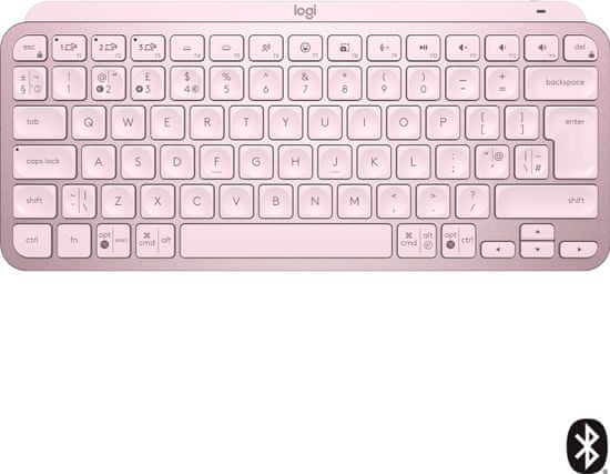 Logitech MX Keys Mini, US/INT, růžová (920-010500)