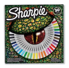 Sharpie Popisovač Sharpie Fine Big Pack CROCODILE EYE - sada 30 barev
