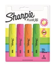 Sharpie Zvýrazňovač Sharpie Fluo XL - sada 4 barev