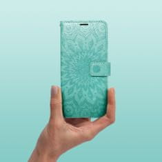 Pouzdro / Obal na Samsung Galaxy A53 5G green mandala - knížkové Forcell MEZZO